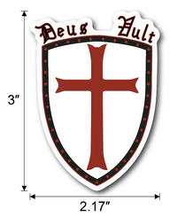 Deus Vult Shield Lapel Pin - LIMITED EDITION